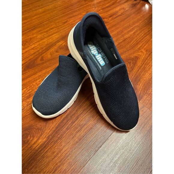 Skechers Navy Hands Free Slip-Ins: Go Walk Flex size 7.5 - Picture 2 of 8